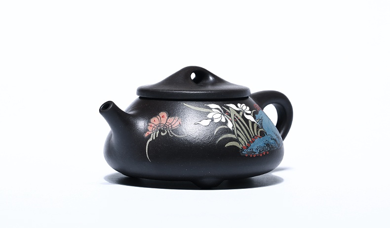 石瓢手工紫砂壺，精致典雅紫砂壺