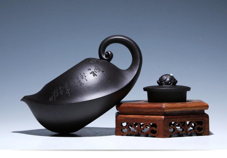 創(chuàng)意別致紫砂壺，個(gè)性手工美型外觀紫砂壺