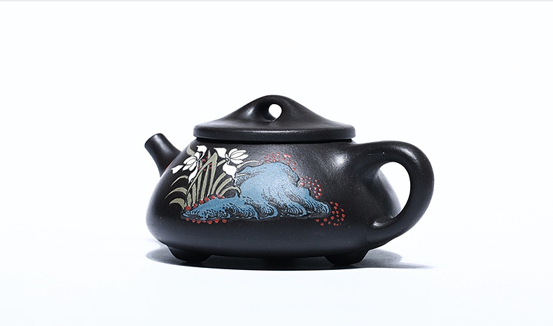石瓢手工紫砂壺，精致典雅紫砂壺