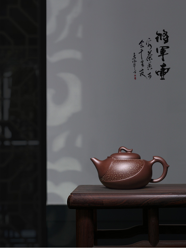 將軍壺紫砂壺，雅韻精美紫砂壺